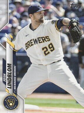 Josh Lindblom - 2020 Topps MLB Update Series Card